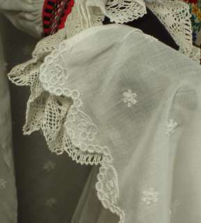SLOVAK WEDDING KROJ woman folk costume SPIS blouse dress shawl ZDIAR 