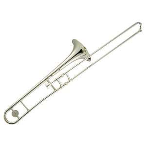    Cecilio Nickel Plated School Band Bb Trombone Musical Instruments