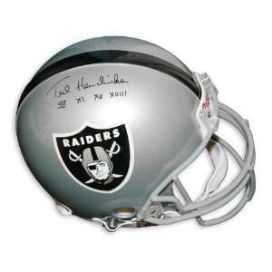 Ted Hendricks Autographed Pro Line Helmet  Details: Oakland Raiders 