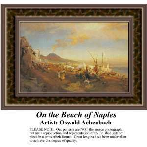  On the Beach of Naples, Counted Cross Stitch Patterns PDF 