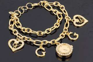 Lovely DIY Alloy Charm Watch Bracelet（Gold/Silver)！  