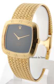 Rolex Cellini 3835 18k Yellow Gold Bracelet Watch  
