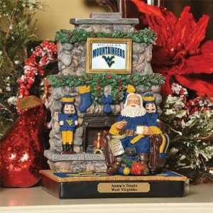 West Virginia Mountaineers Santas Treats Figurine  Sports 