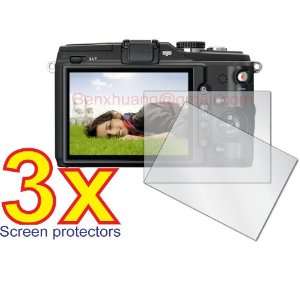  3x Olympus PEN E PL2 Camera Premium Invisible Clear LCD 