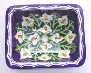 480 Mexican Ceramic Talavera Handmade (Rectangle) Sink  