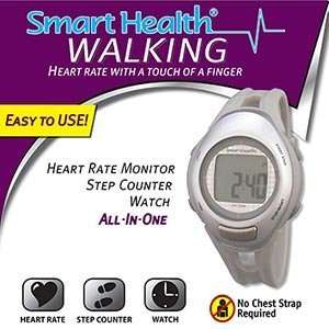   Size Walking Heart Rate Monitor, Step Counter & Watch 