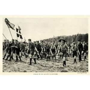  1922 Print Parade Boy Scouts Denmark Danmark Flag Costume 