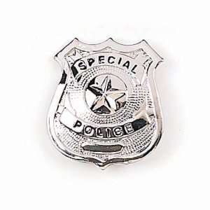  FURY Special Silver Star Police Badge (2.5 x 2.5 Inch 