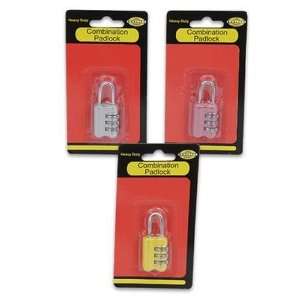  Combination Lock, Heavy Duty Assorted Case Pack 72 