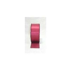 Double Face BURGUNDY WINE 100% Polyester Satin Ribbon 1 1/2 inch x 50 