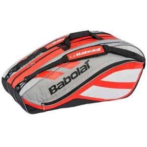  Babolat 11 Club Line Racquet Holder X12 Tennis Bag (Red 