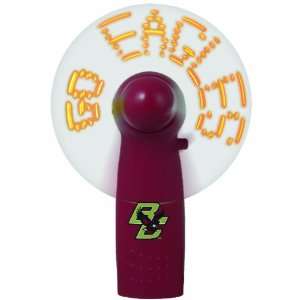   NCAA Boston College Eagles Maroon Light Up Message Fan: Home & Kitchen