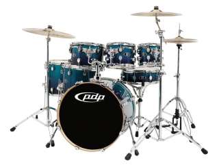 NEW DW Pacific X7 7 Piece Drums SHELL PACK Blue  