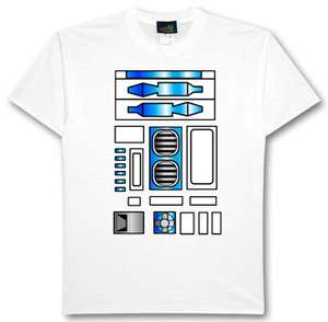 R2D2 style t shirt from Star Wars Unique  