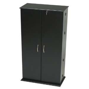 PrePac Tall Locking Multimedia Storage Cabinet:  Home 
