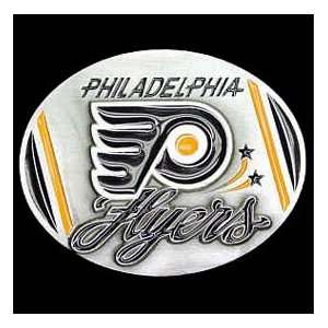 PHILADELPHIA FLYERS NHL Hockey Deluxe Pewter BELT BUCKLE New  