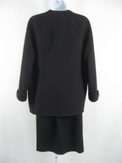 GEOFFREY BEENE Navy Skirt Suit Jacket Blazer Size 8  