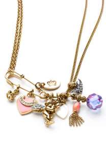 Juicy Couture Romantic Mini Charm Necklace  