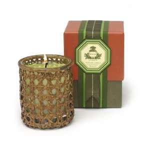  Agraria Lime & Orange Blossoms Woven Cane Perfume Candle 