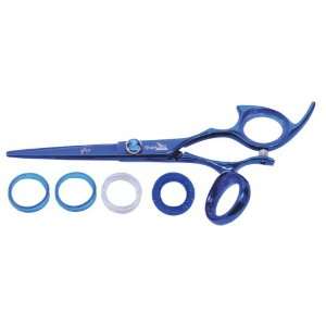 Shark Fin Hair Shears Professional Line Titanium Right Handed Swivel 