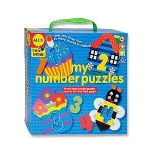  Alex My Number Puzzles   10 Puzzle Set: Toys & Games