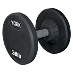  York Rubber Pro Style Dumbbells (Pair) 30 lb: Health 