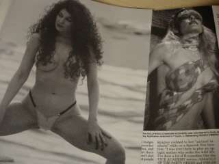 september 1999 Femme Fatales Venesa Taylor cover toples  