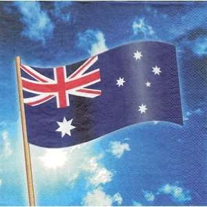 Australian Flag Lunch Napkins (Set of 16)