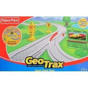  Geo Trax Rail & Road ROAD TRACK PACK w 10 Pieces (2005 