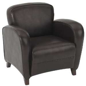  Office Star Embrace Mocha Eco Leather Club Chair: Office 