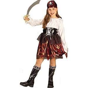  Pirate Girl Caribbean Large Child Costume: Toys & Games