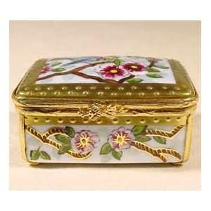   French Porcelain Limoges Box with a Bird and Angel: Home & Kitchen