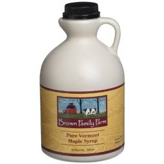 Brown Family Farm Pure Vermont Maple Syrup, 32 Ounce Jug