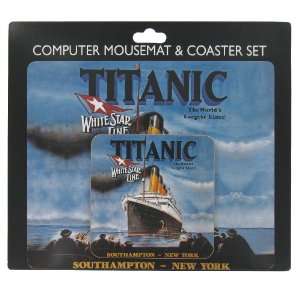    Titanic Mouse Mat & Coaster  Brand New Design