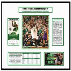  Boston Celtics NBA Finals Ticket Frame   Kevin Garnett 