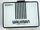 RARE Vtg Sony Walkman Cassette Player WM A10, White & Black, Works!