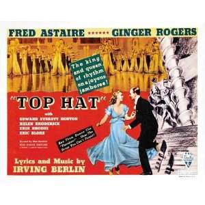  Top Hat Poster Movie Half Sheet 22 x 28 Inches   56cm x 