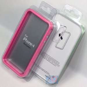  Official Apple iPhone 4 & 4S AT&T Pink Bumper Case: Cell 
