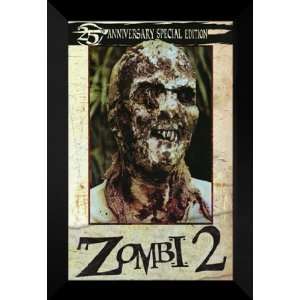  Zombie 27x40 FRAMED Movie Poster   Style C   1981