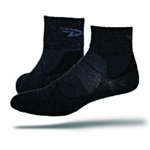  Defeet Socks Trail 19 Graphite Black 1p. Medium Sports 