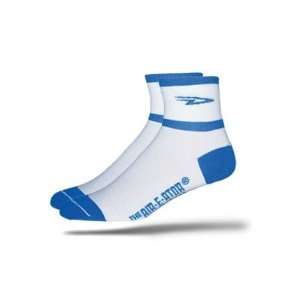  DeFeet AirEator 2.5in D Team Blue Cycling/Running Socks 