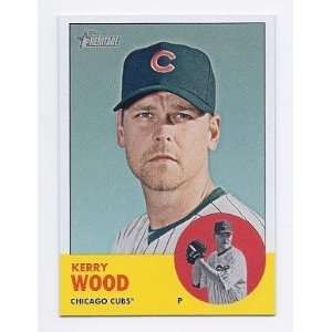  2012 Topps Heritage #113 Kerry Wood Chicago Cubs: Sports 