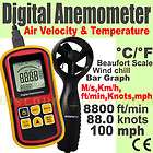 Digital Anemometer Wind Speed Meter Thermometer 0~45m/s Bar Graph Surf 
