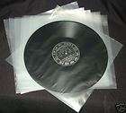 100) 12IH03 12 Record Album Vinyl THICK Plastic INNER Sleeves High 
