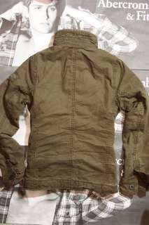 NWT ABERCROMBIE Hollister A&F MENS Fully Lined Lost Pond Jacket Warm 