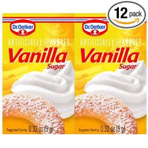 Dr. Oetker Vanilla Sugar, .32 Ounce (Pack of 12)  Grocery 