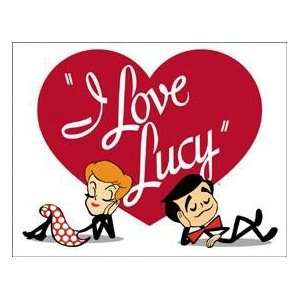  TIN SIGN I Love Lucy Opening Logo: Home & Kitchen