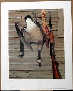 Canada Goose Call & Gun   Owen Gromme Master Print  
