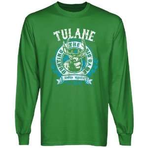  Tulane Green Wave The Big Game Long Sleeve T Shirt   Green 
