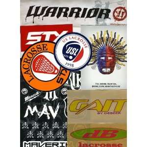  Lacrosse Brands Sticker Pack with Free 2012 Gear Guide 